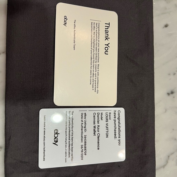 Louis Vuitton Clemence Wallet Damier Azur - Picture 11 of 11